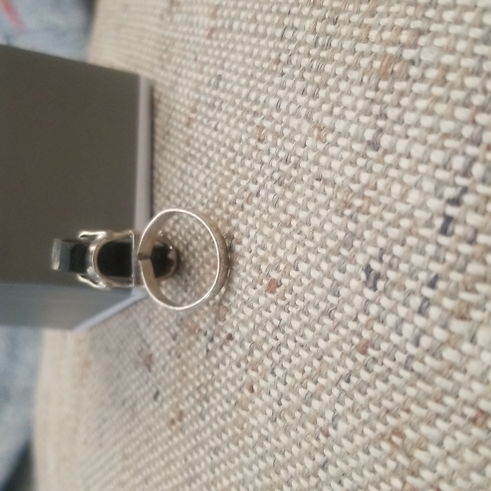 Raw Abalone Sterling Ring - Picture 7 of 12